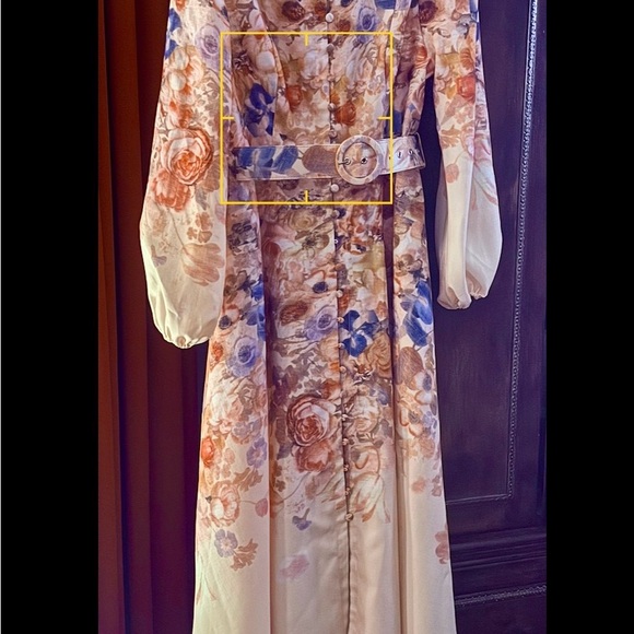 Commense Elegant Floral Long Sleeve Dress - Picture 3 of 3